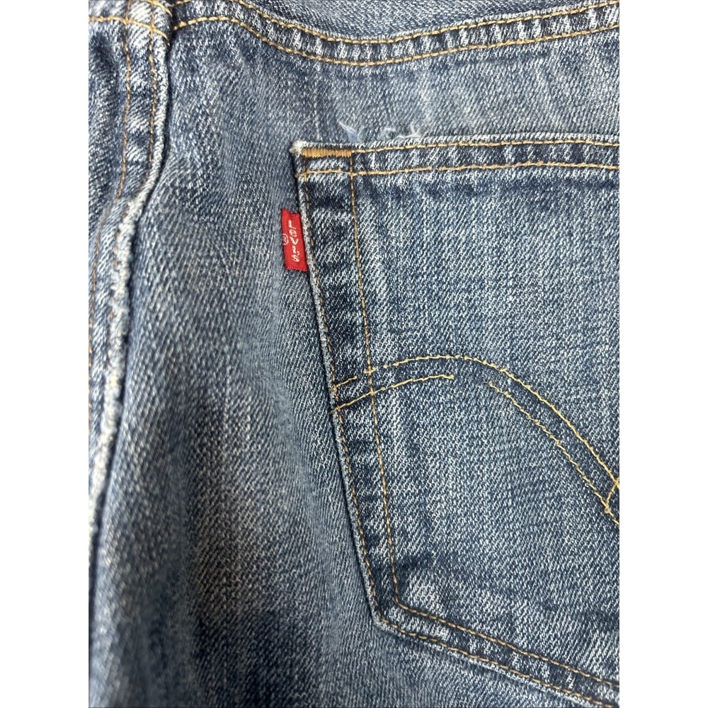Levi's 501 34x34 Dark Wash Button Fly Made In Mexico - Picture 10 of 10